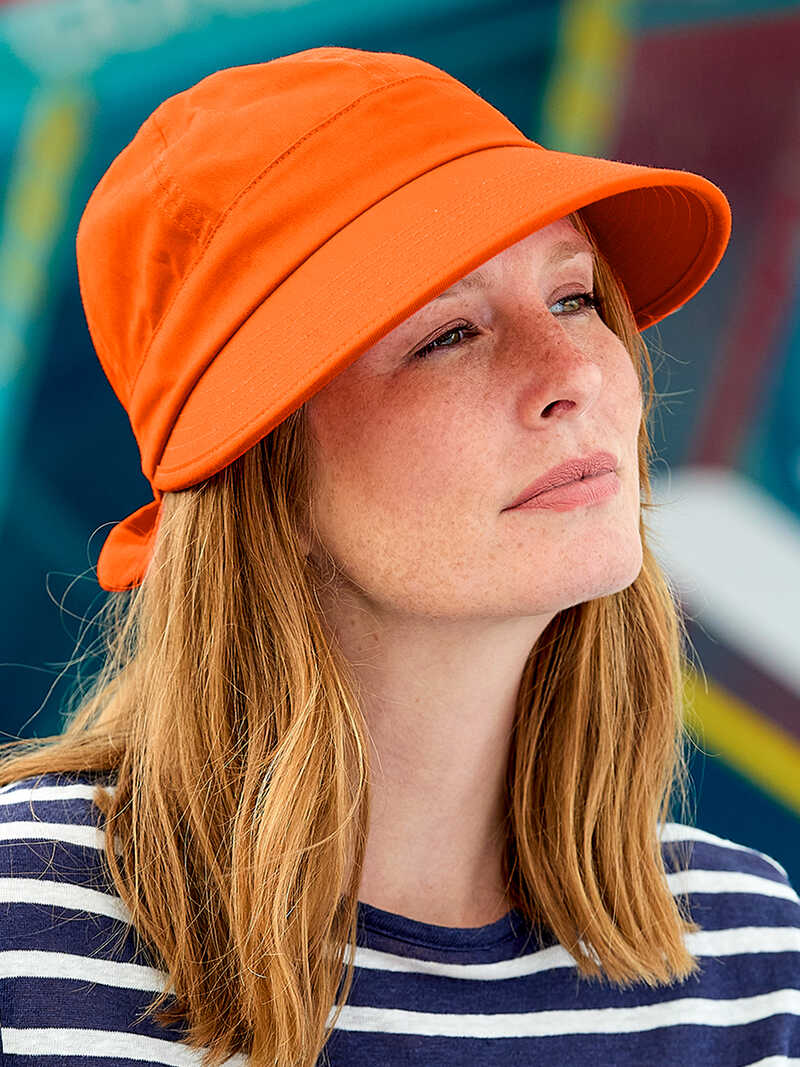 Sun Cap mit Gummiband und Schleife