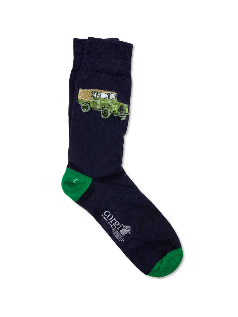 BlaueHerren-Socken Land Rover