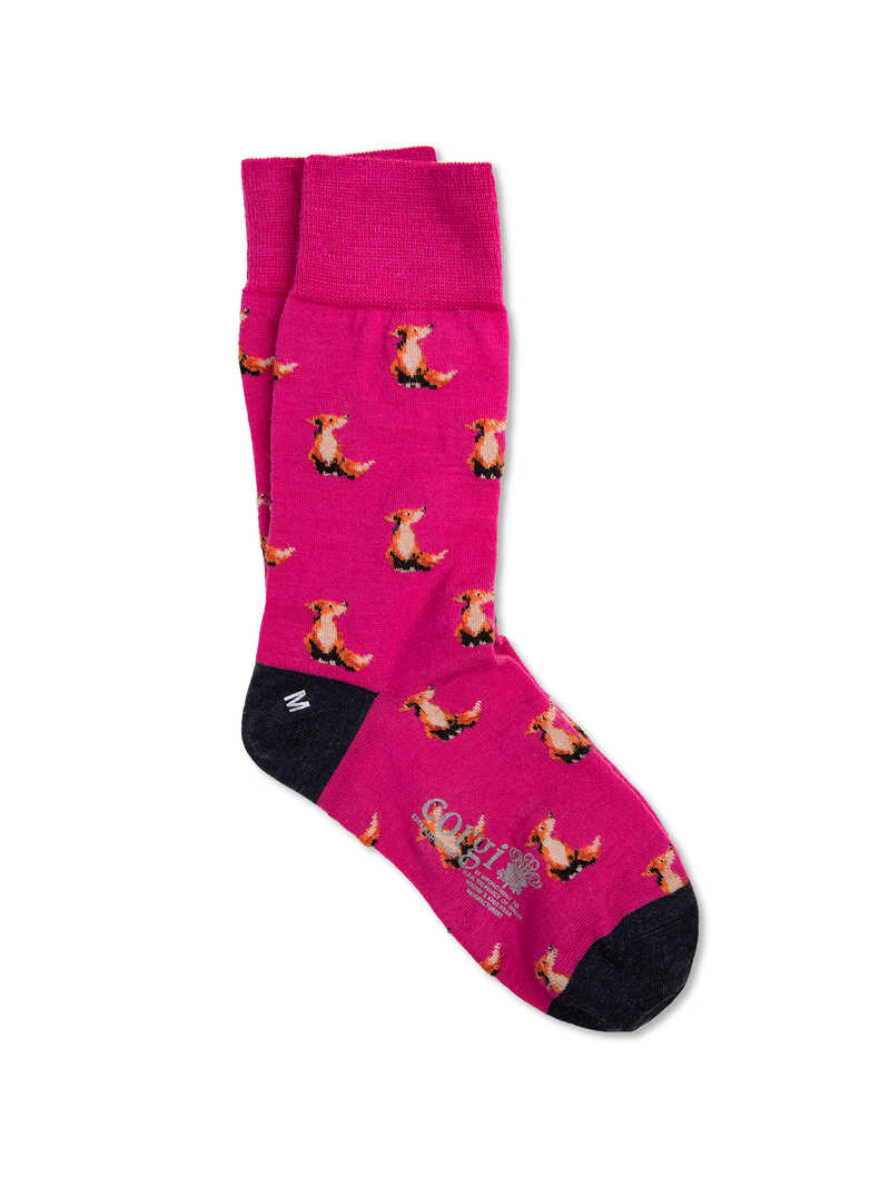 Rosa Damensocken Fuchs