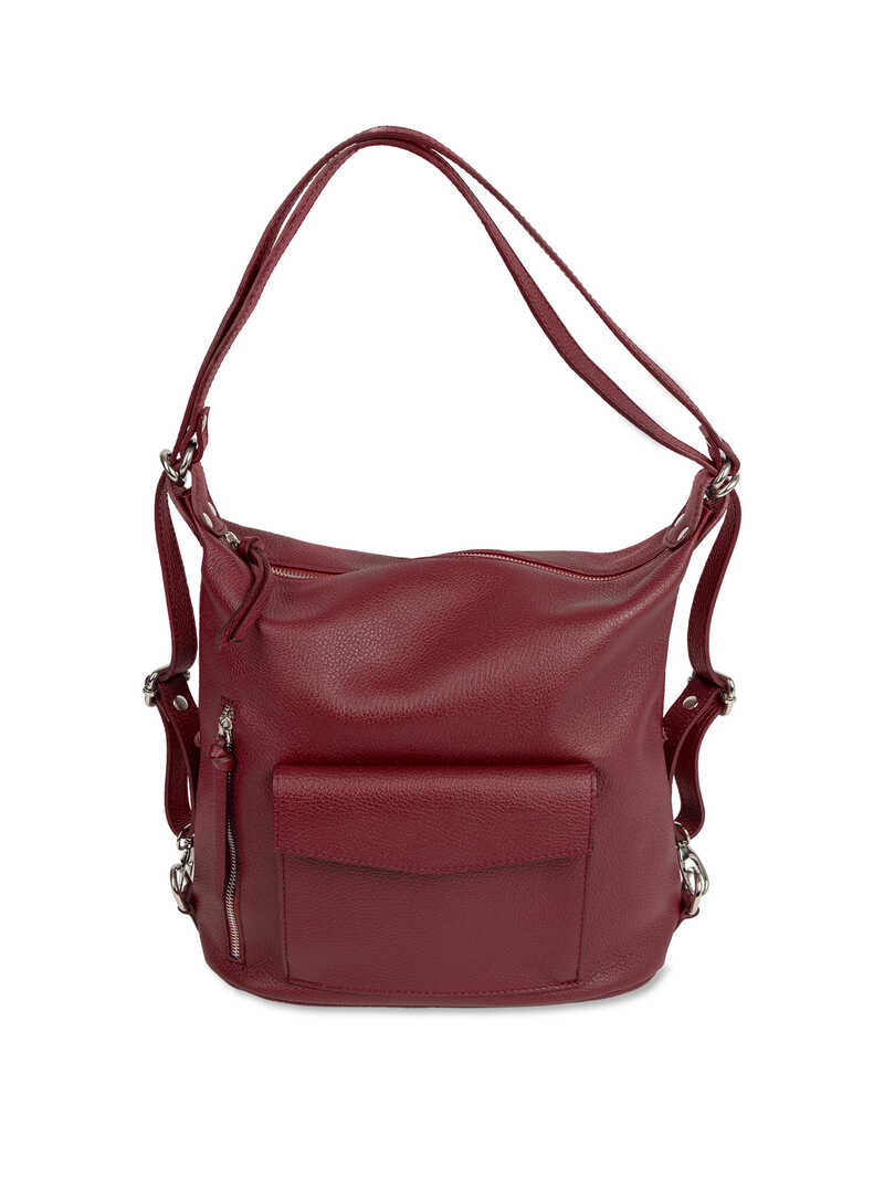 Rote 2-in-1 Rucksack-Tasche