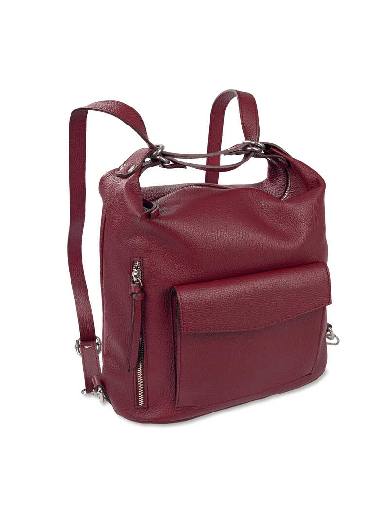 Rote 2-in-1 Rucksack-Tasche