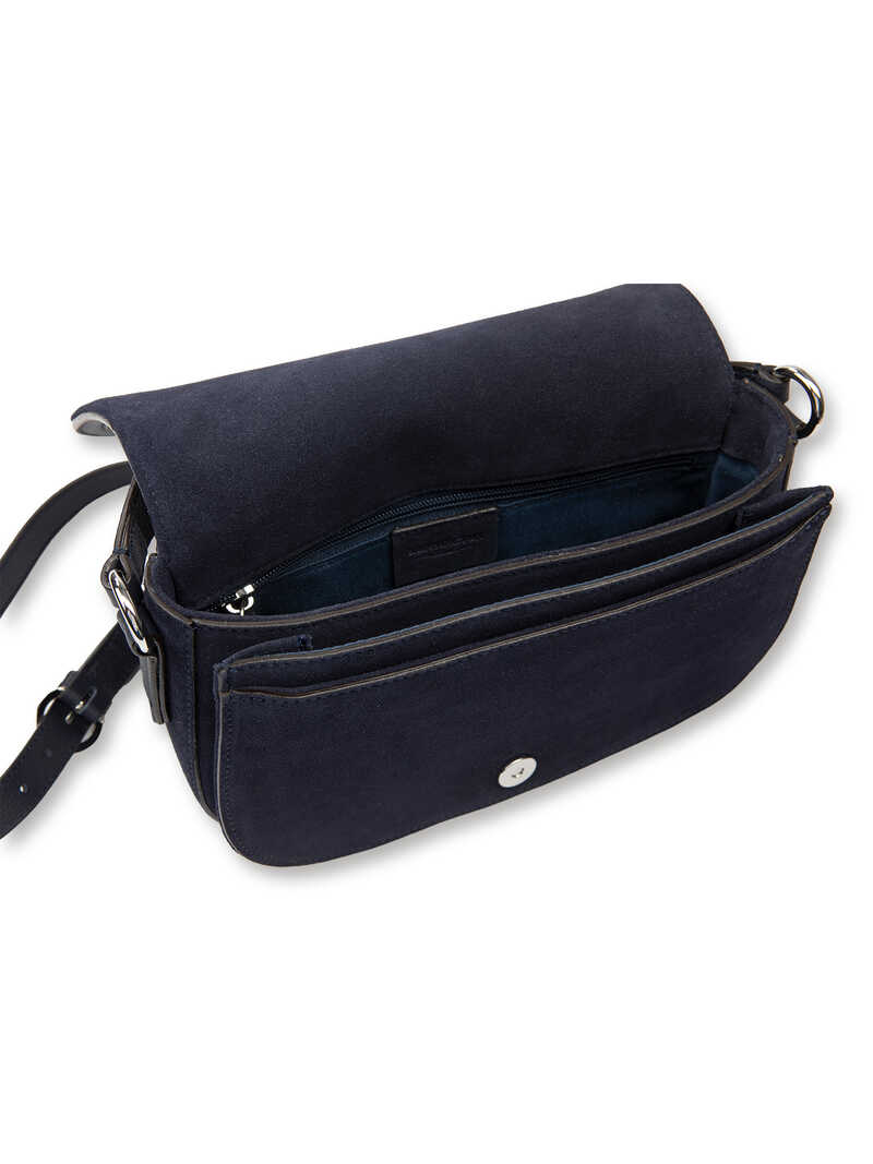 Velours-Ledertasche