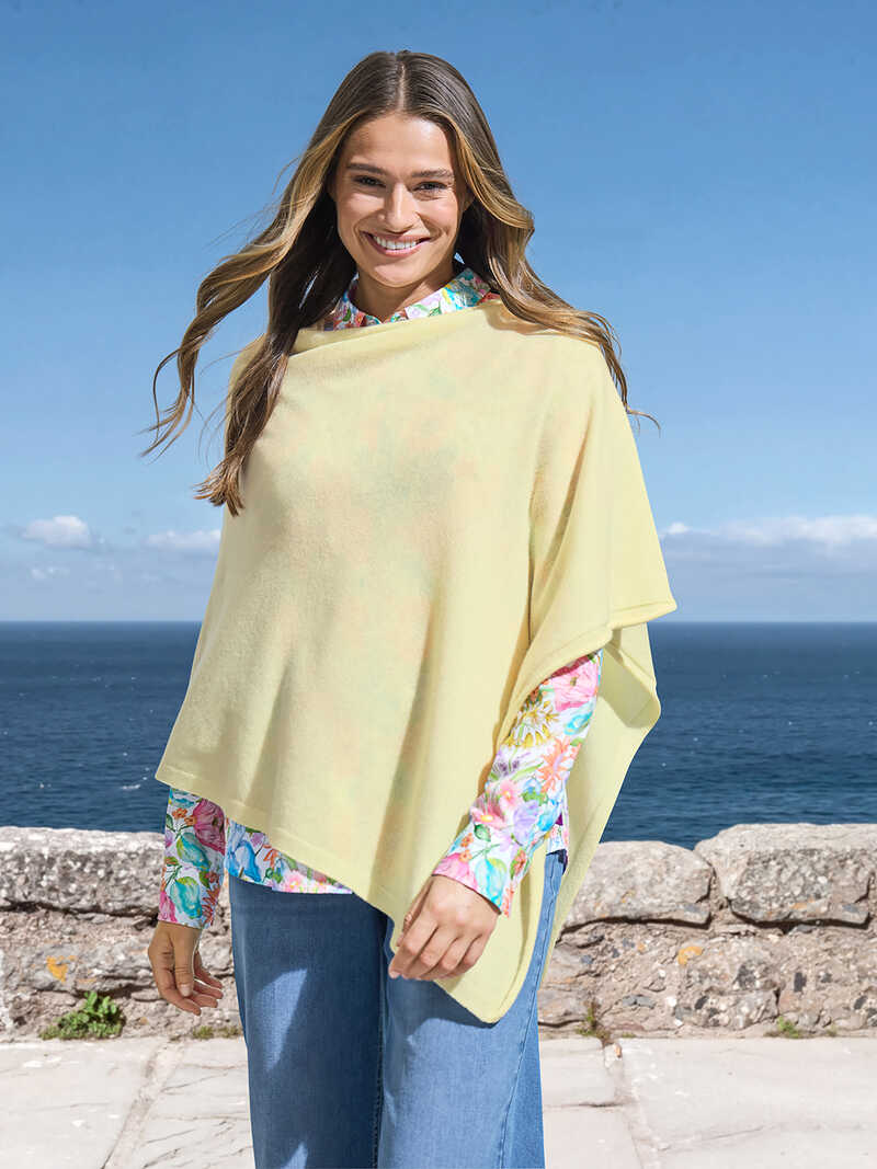 Kaschmir-Poncho