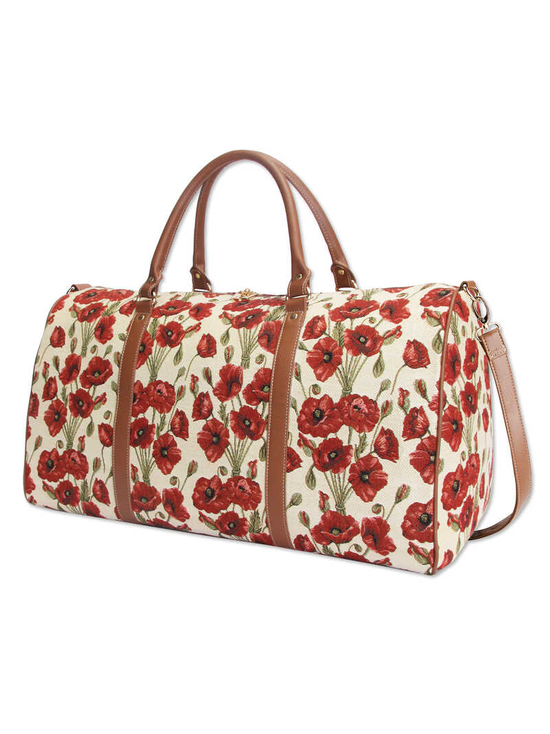 Leichte Reisetasche Poppies mit Mohnblumen
