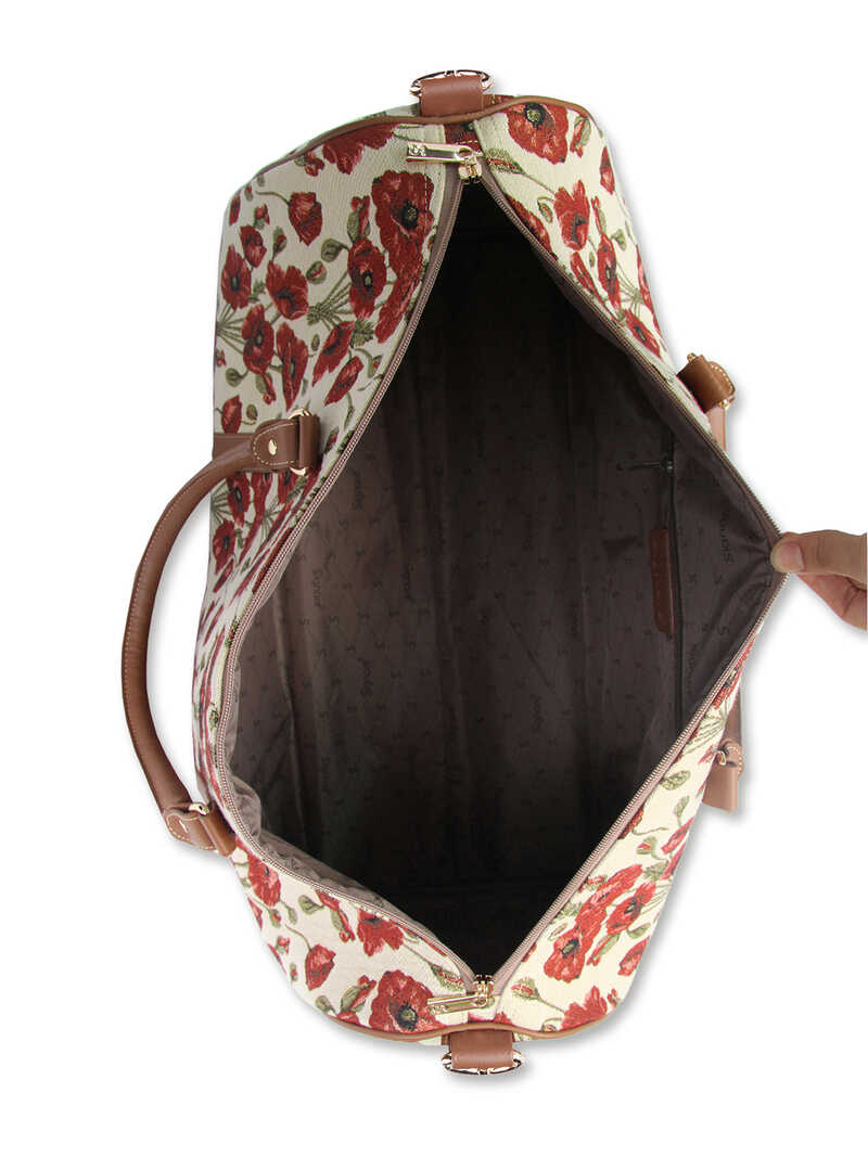 Leichte Reisetasche Poppies mit Mohnblumen