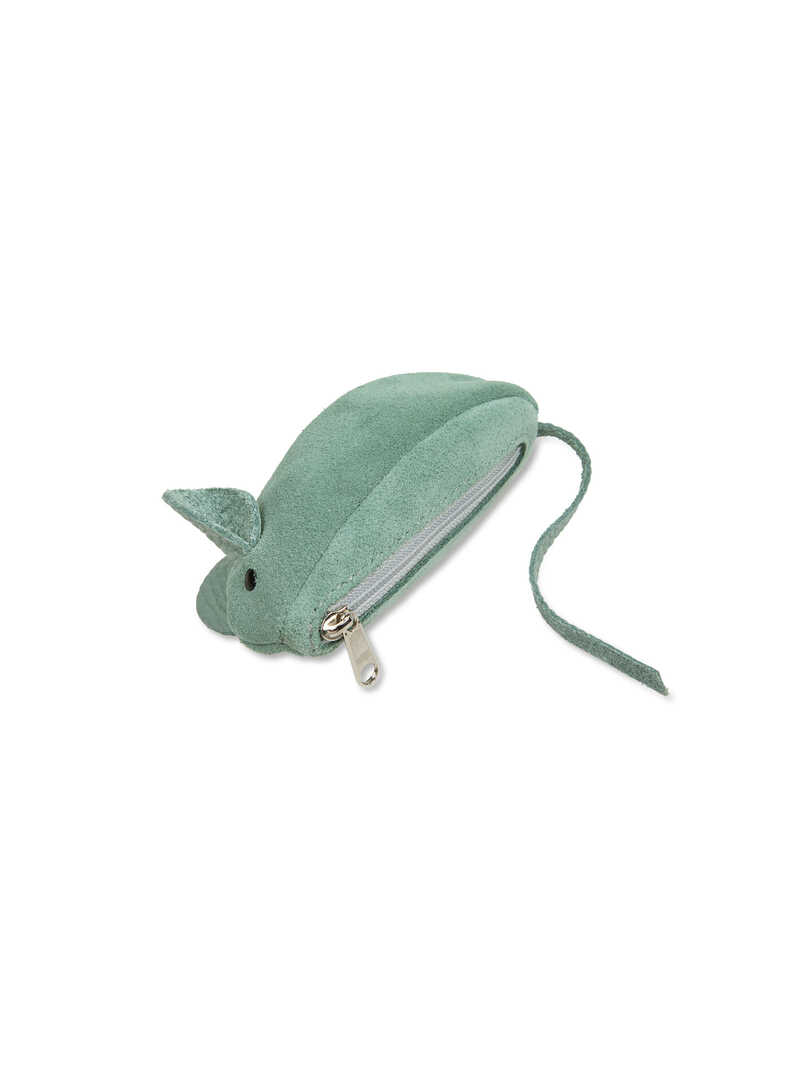 Leder-Schlsseletui Maus