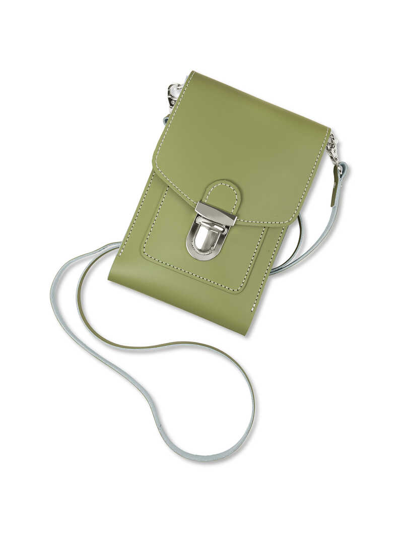 Kleine Phone Bag aus Leder