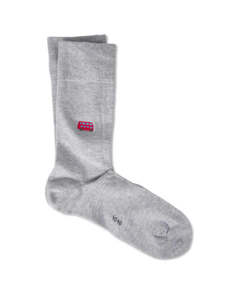 Herrensocken mit Routemaster-Bus