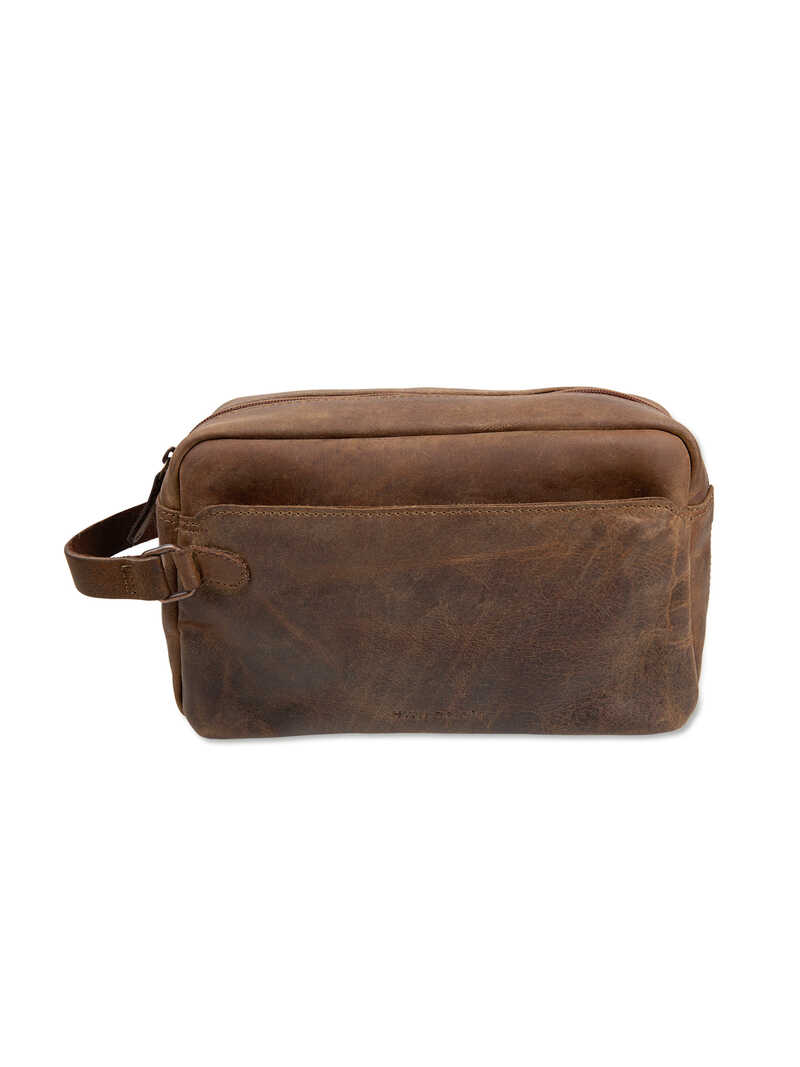 Leder-Kulturtasche
