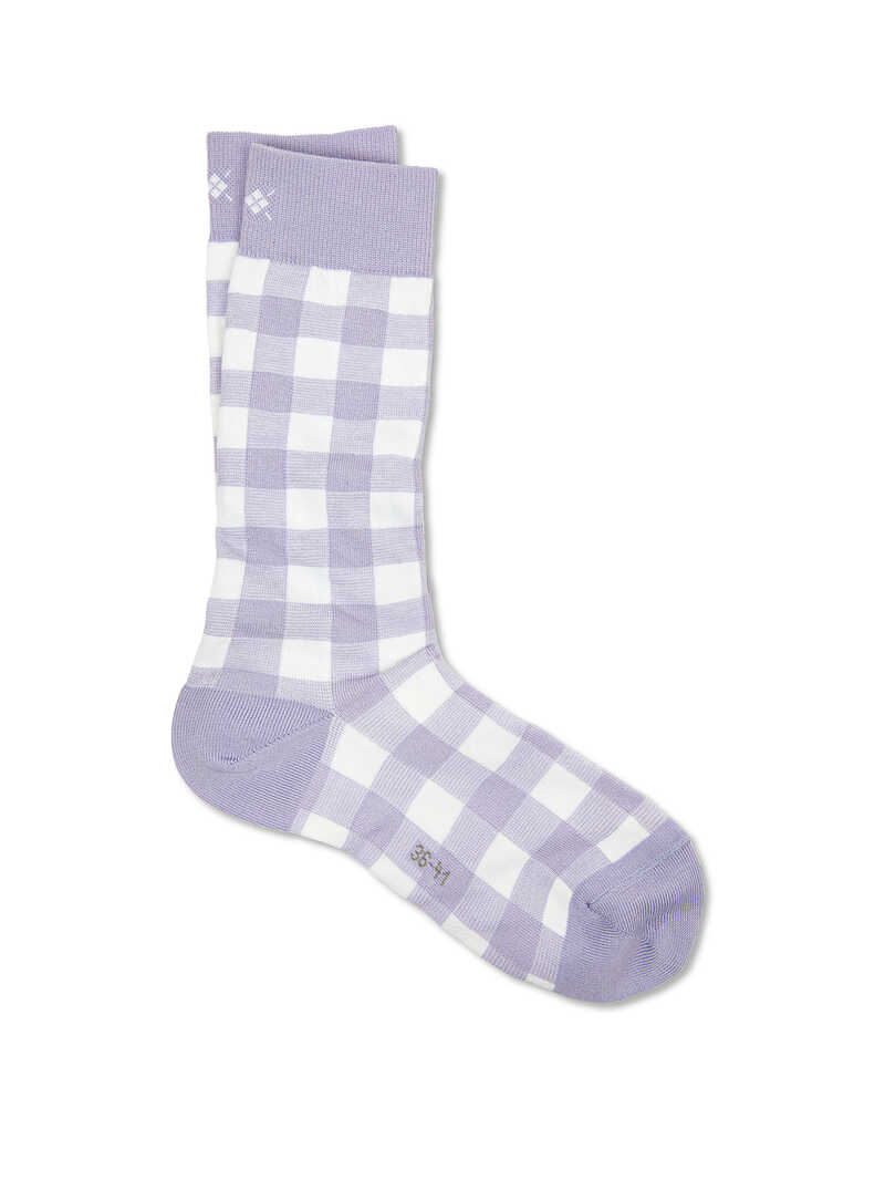 Damensocken mit Karomuster