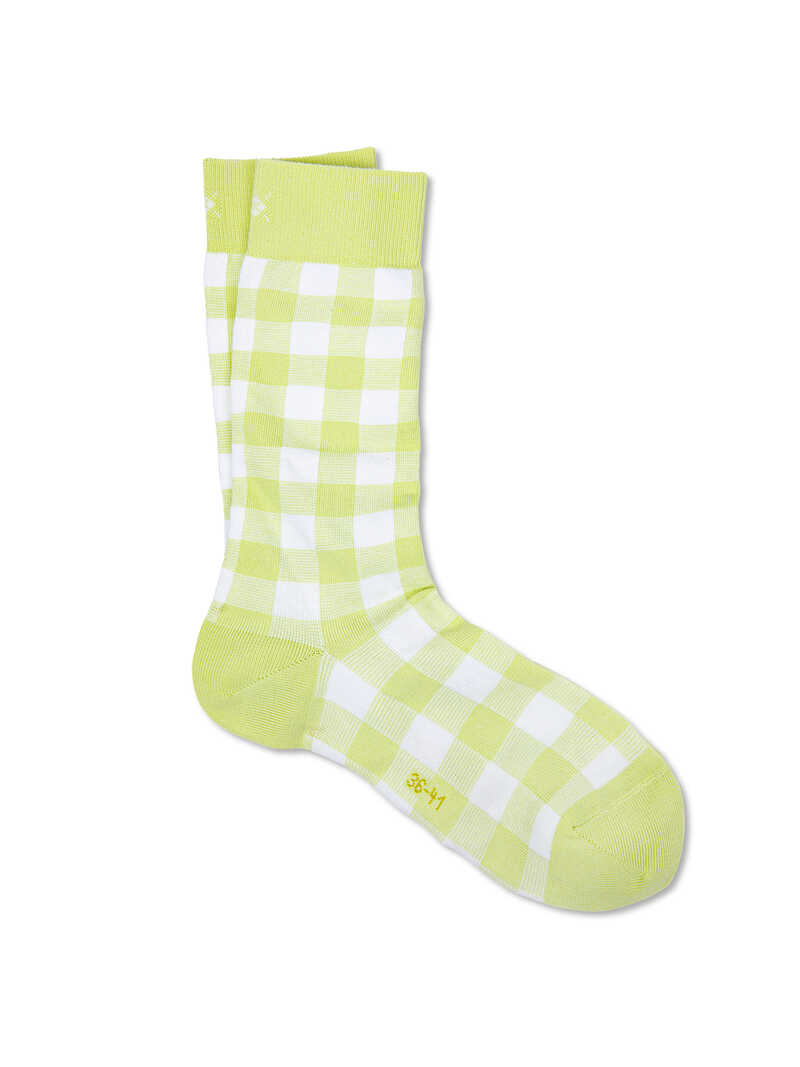 Damensocken mit Karomuster