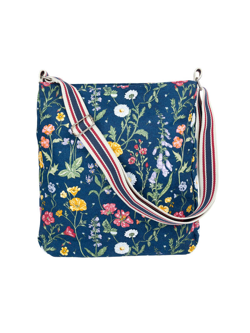 Messenger Bag mit Blumen