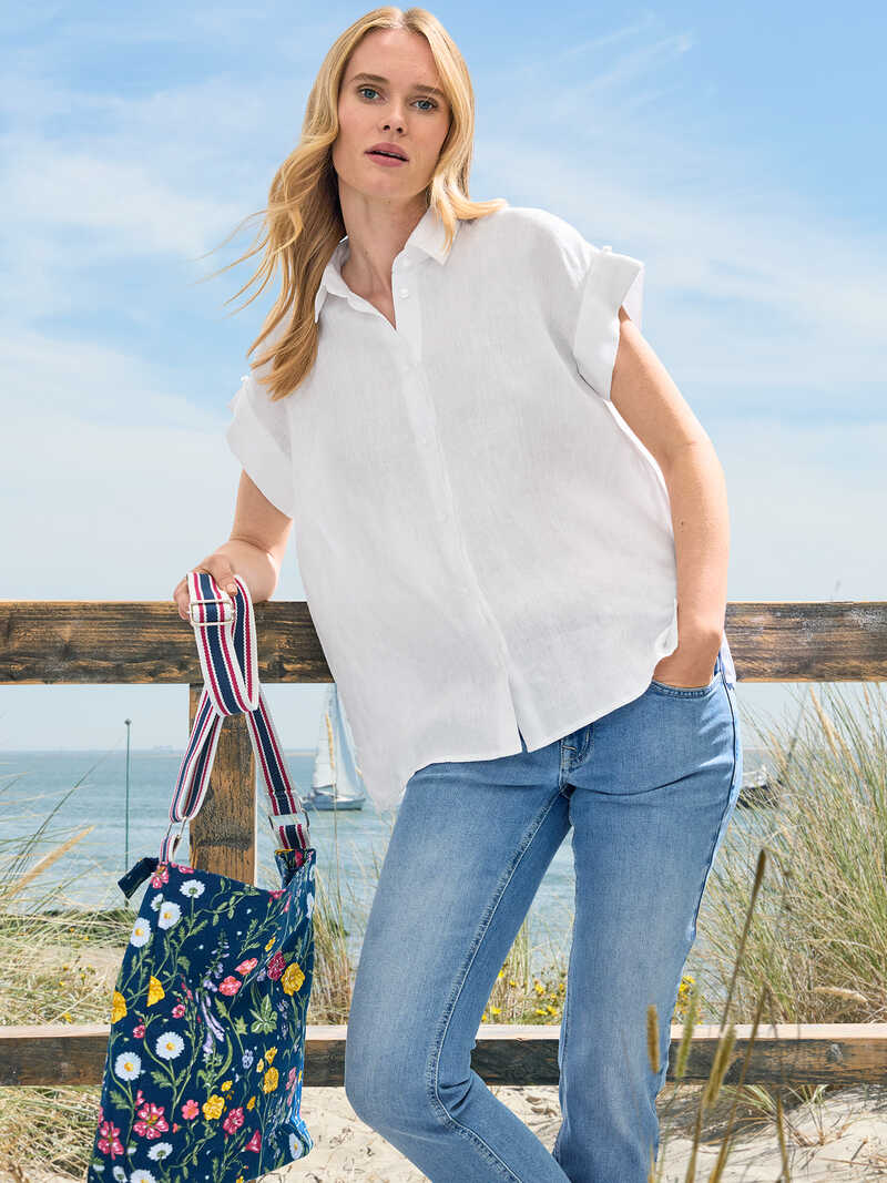 Messenger Bag mit Blumen