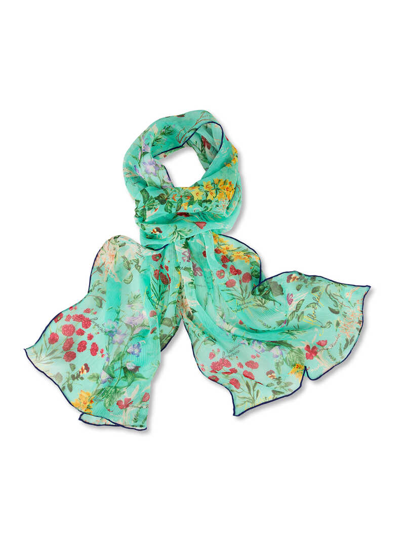 Produktbild zu Seidenschal Country Flowers