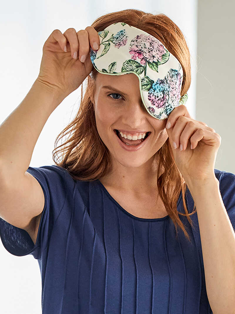 Alternatives Bild 1 zu Schlafmaske Hortensien