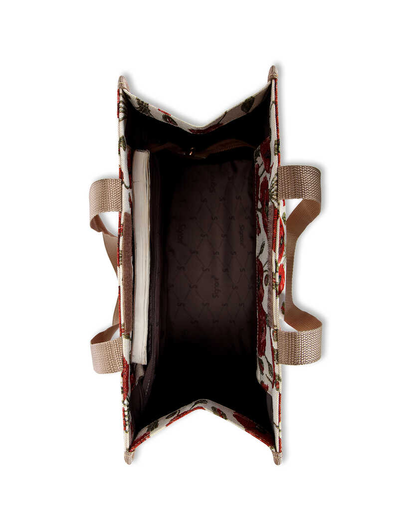 Alternatives Bild 4 zu Shopper-Tasche mit Mohnblumen