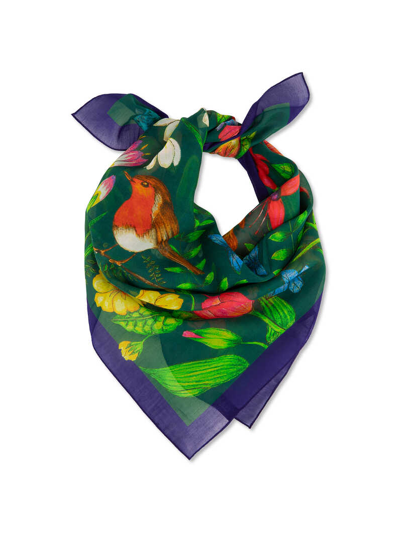 Produktbild zu Bandana Robin & Flowers