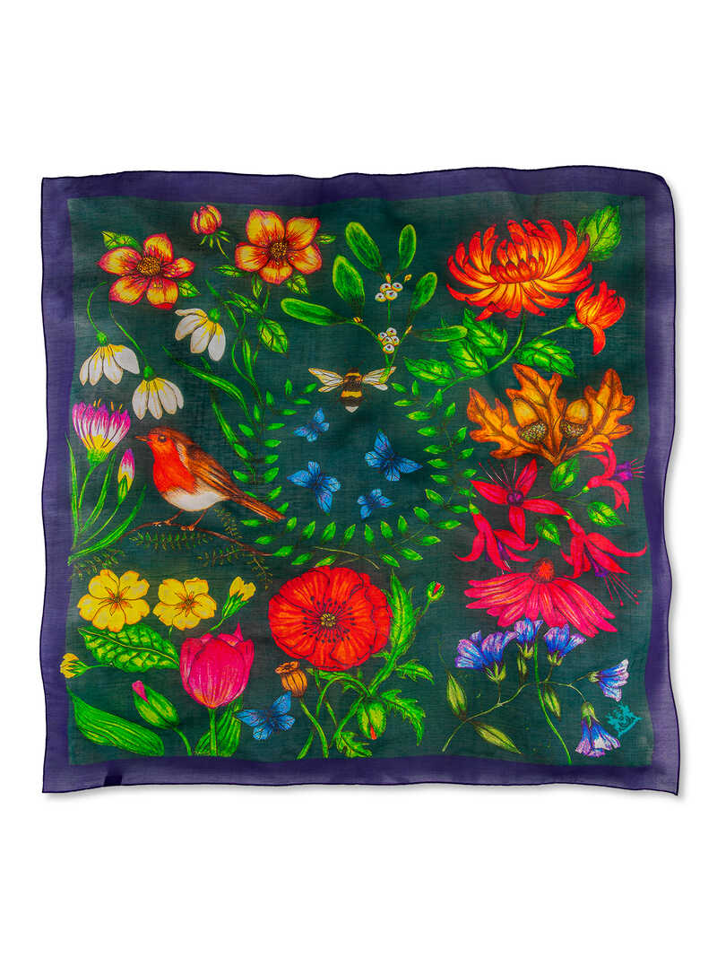 Alternatives Bild 1 zu Bandana Robin & Flowers