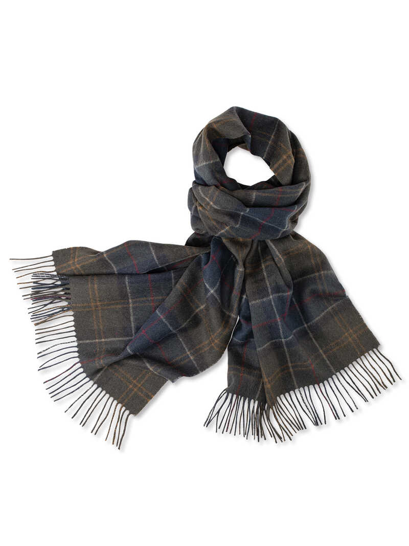 Produktbild zu Lambswool-Schal Shadow Tartan