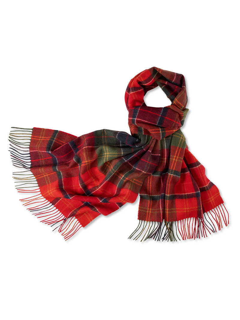 Alternatives Bild 1 zu Lambswool-Schal mit Schottenkaro