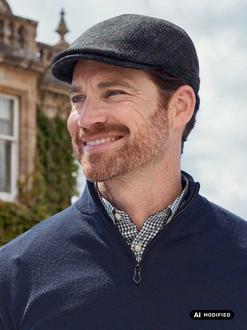Alternatives Bild 1 zu Harris Tweed Kappe