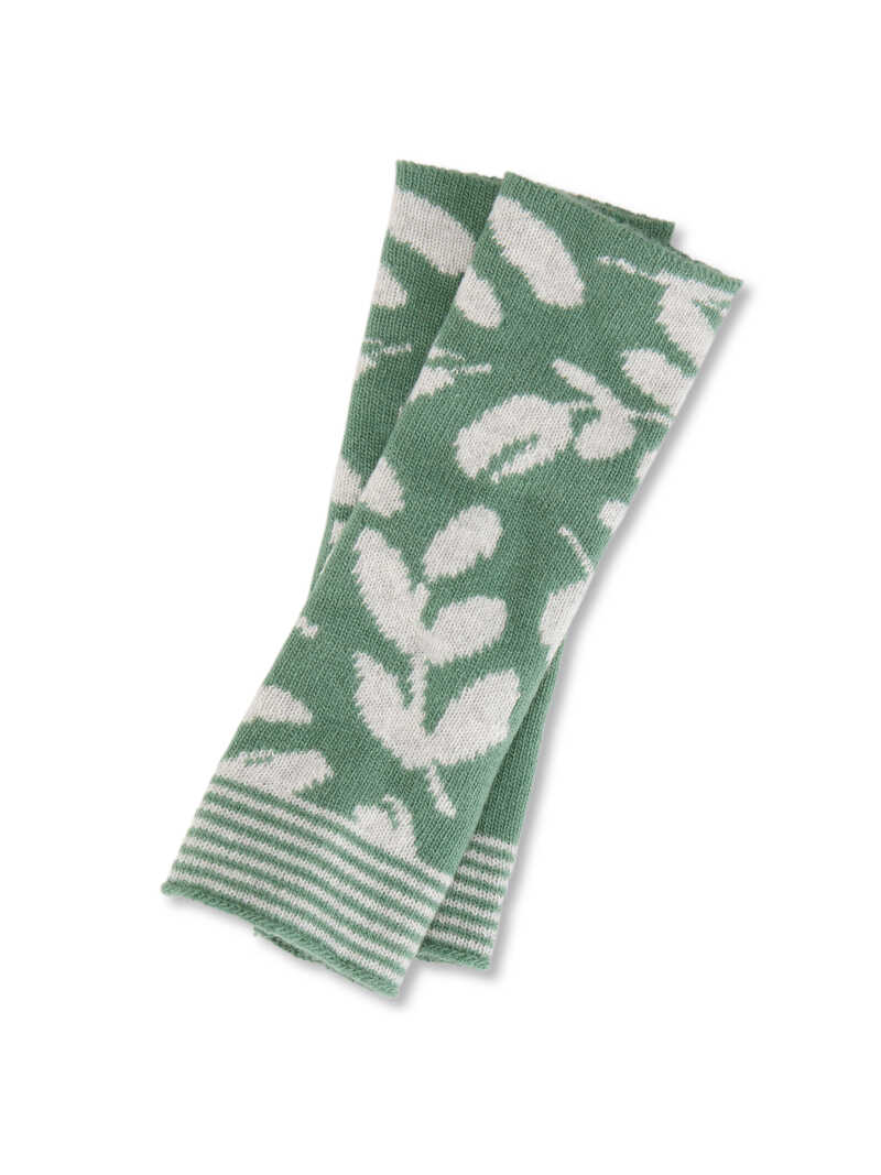 Produktbild zu Armstulpen Merino Leaves