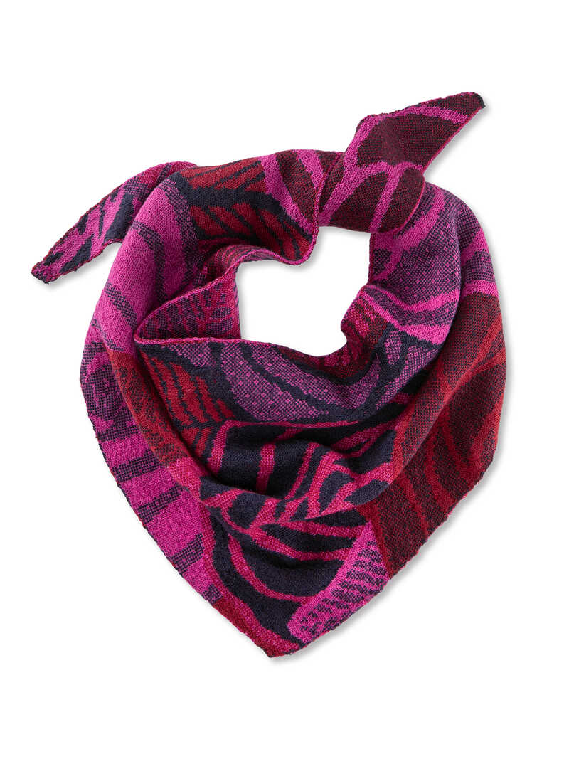 Produktbild zu Dreiecksschal Roses