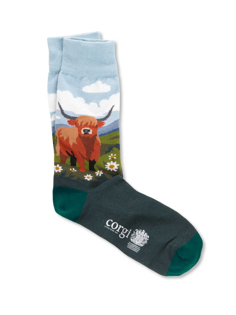 Produktbild zu Herrensocken Highland Cow