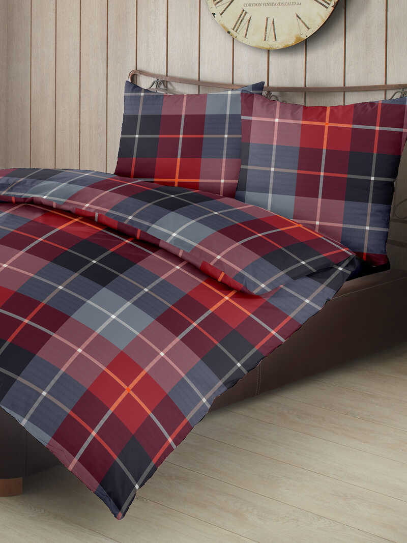 Bettwsche mit Tartan-Karomuster