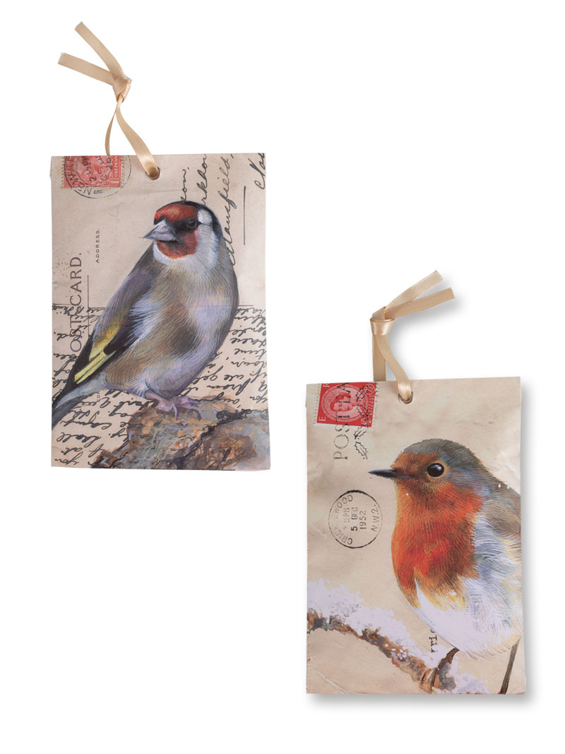 Duftsäckchen mit Vogelmotiv