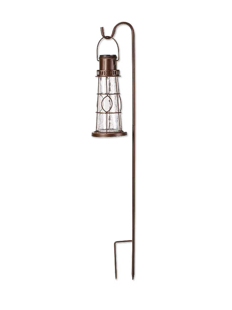 Stablaterne Solar-Leuchtturm fr den Garten