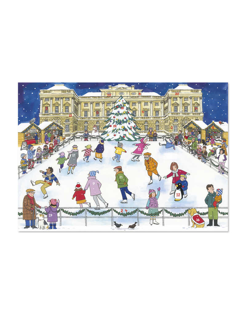 Englischer Adventskalender Ice Skating
