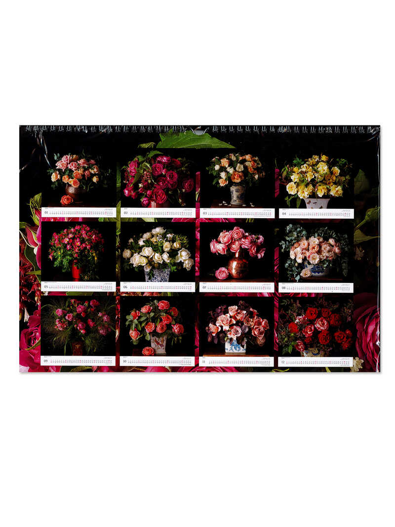 Wand-Kalender Geliebte Rosen 2024