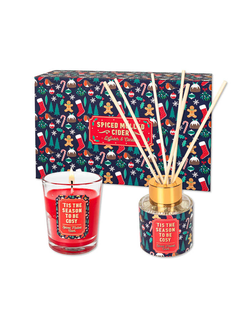 Alternatives Bild 1 zu Duftset mit Diffuser und Duftkerze Spiced Mulled Cider