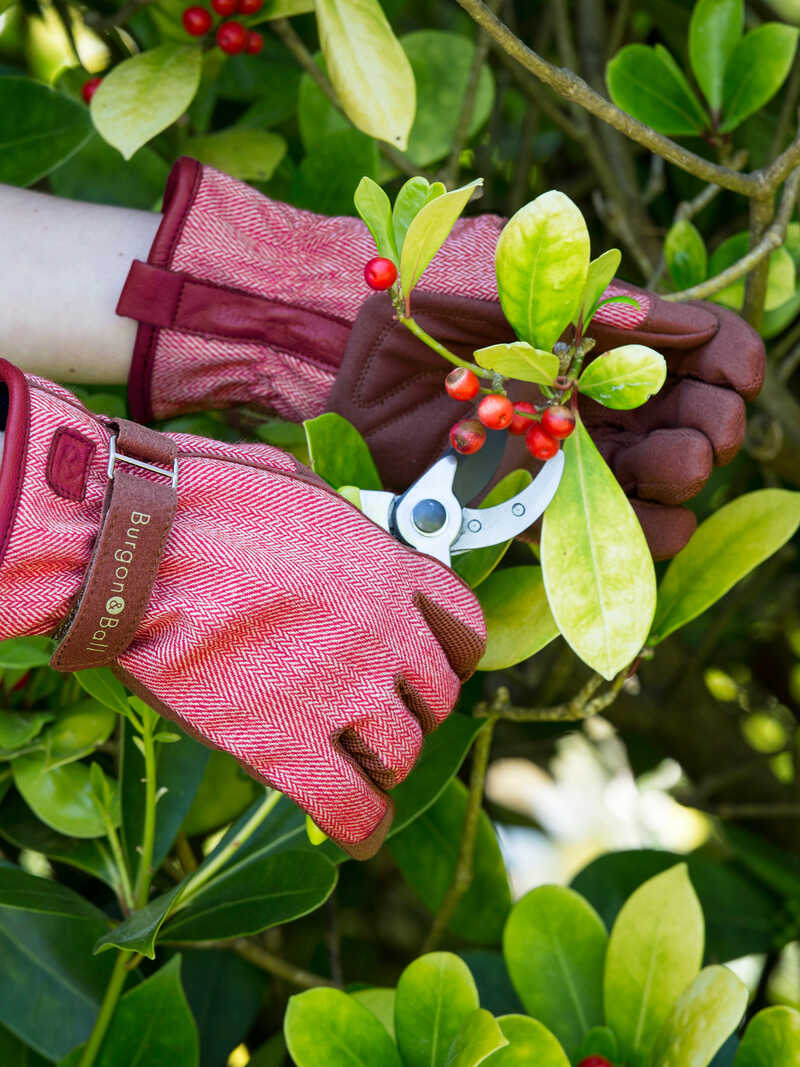Produktbild zu Garten-Handschuhe aus Tweed