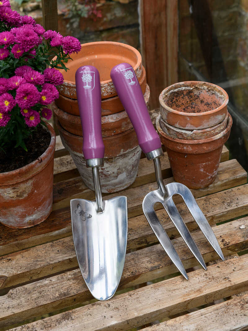 Garten-Geschenkset Schaufel & Gabel Sommeraster
