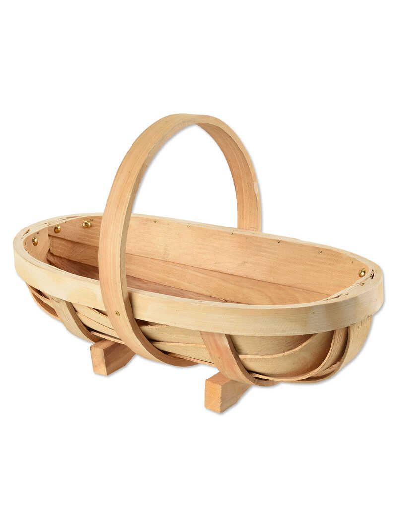 Traditioneller Erntekorb aus Holz