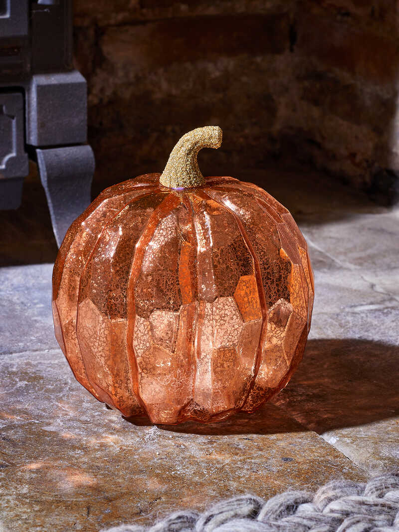 Alternatives Bild 1 zu Groe Krbis-Leuchte Golden Pumpkin