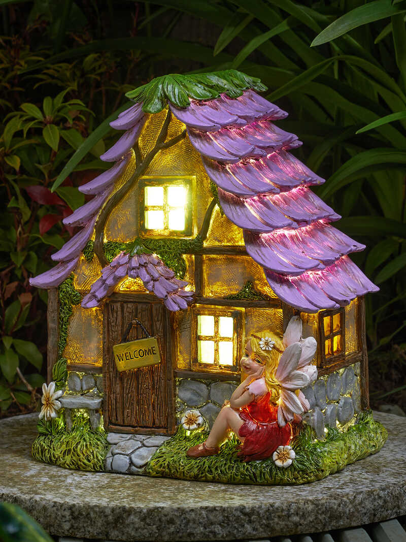 Alternatives Bild 1 zu Solarbetriebenes Feenhaus Fairy Flower Lodge