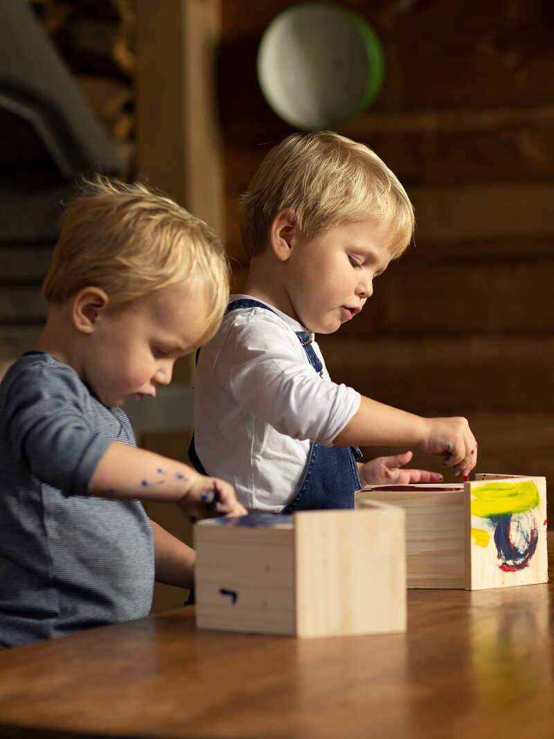 Alternatives Bild 1 zu Nistkasten zum Selberbemalen aus Kiefernholz