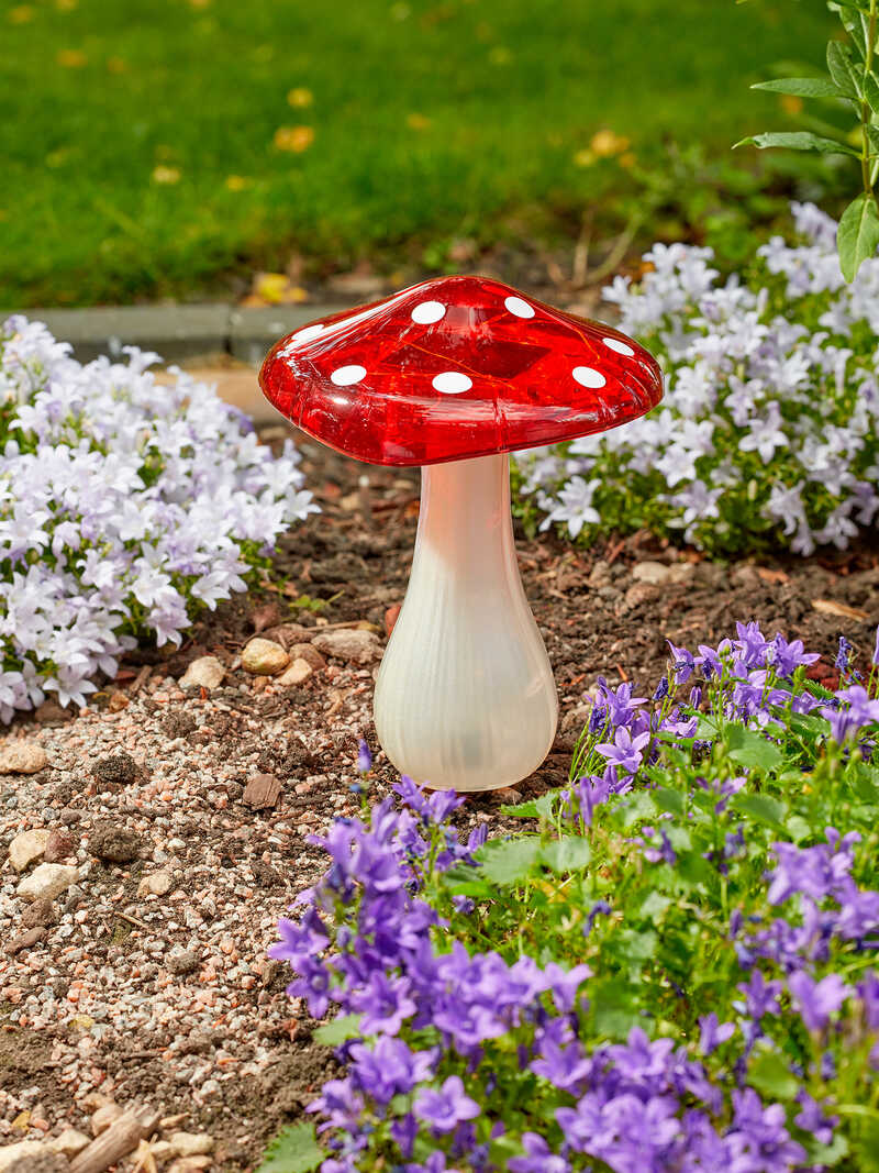 Solar-Gartenleuchte Fliegenpilz