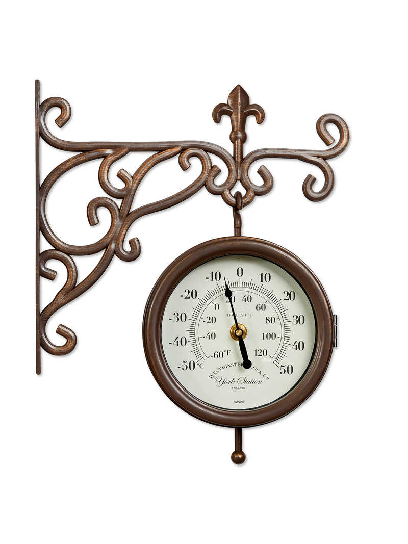 Alternatives Bild 1 zu Wanduhr & Thermometer im viktorianischen Stil