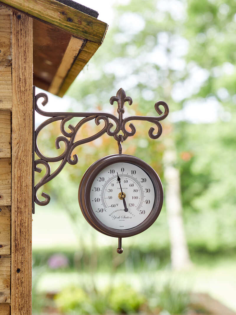 Alternatives Bild 2 zu Wanduhr & Thermometer im viktorianischen Stil