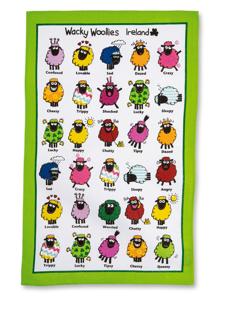 Geschirrtuch Wacky Woollies mit Schafen