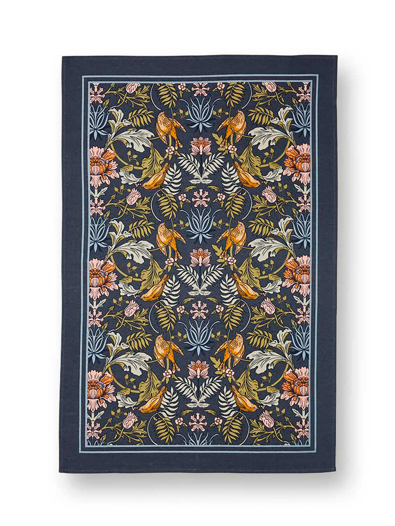 Produktbild zu Geschirrtuch Finch & Flower William Morris Design