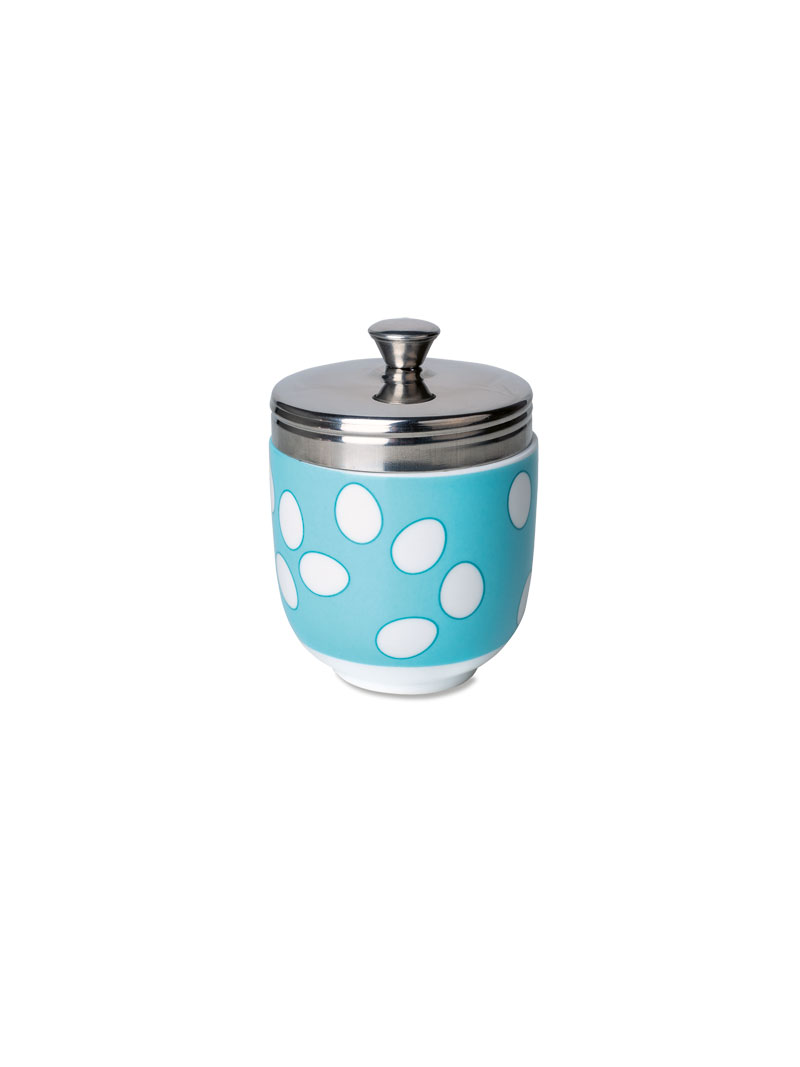 Egg Coddler in Blau