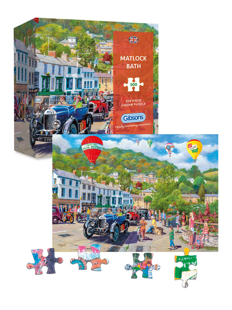 500-Teile-Puzzle mit Oldtimer