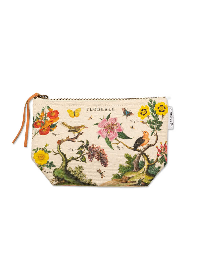 Reiverschlusstasche Floreale mit Blumen