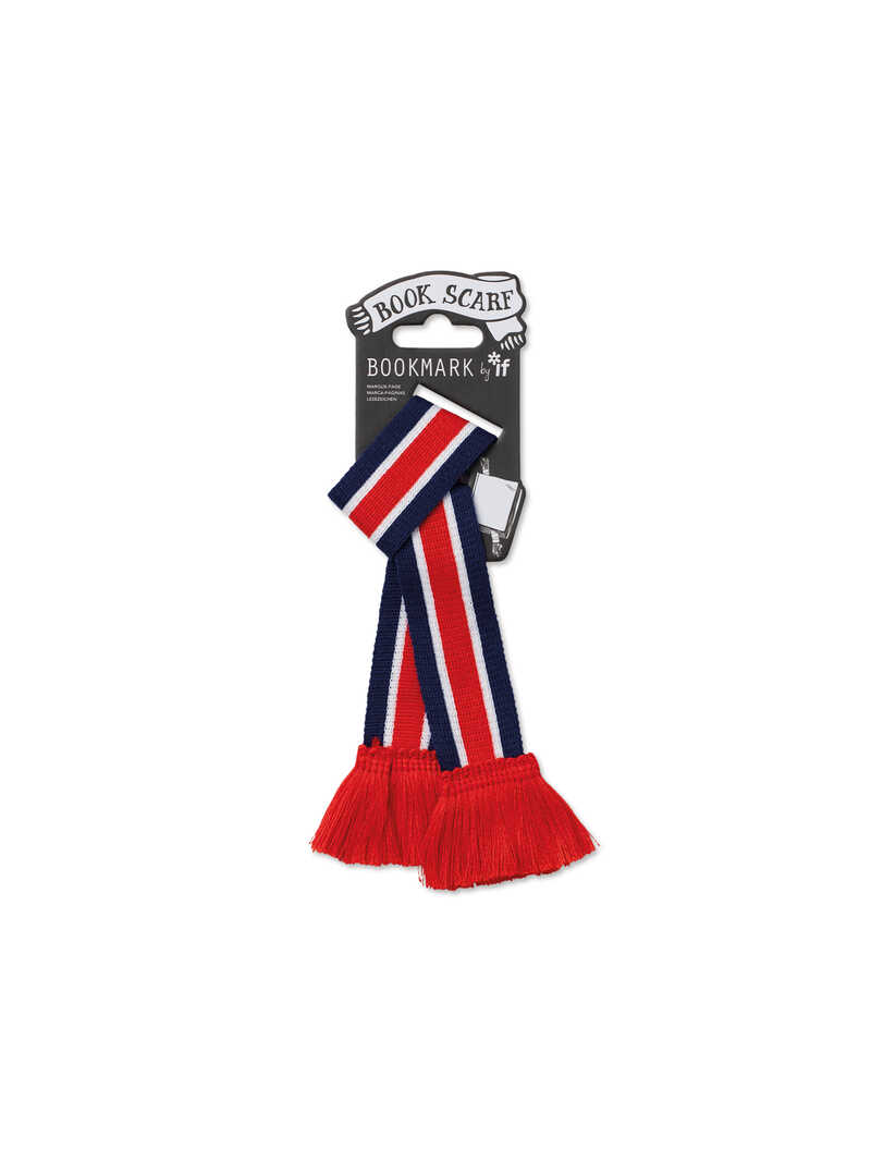 Lesezeichen Book Scarf in Red White & Blue