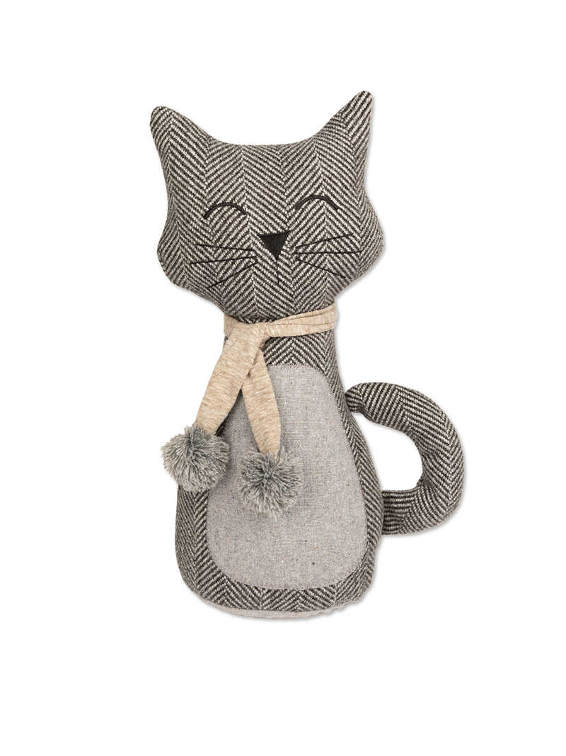 Trstopper Katze Lucky aus Tweed